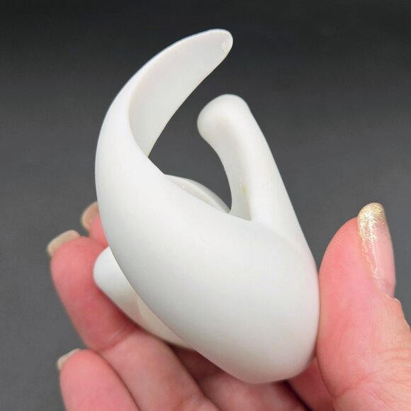 PartyLite Ghost Candle Huggers Halloween P7026 Taper Ceramic White Read - Picture 11 of 14